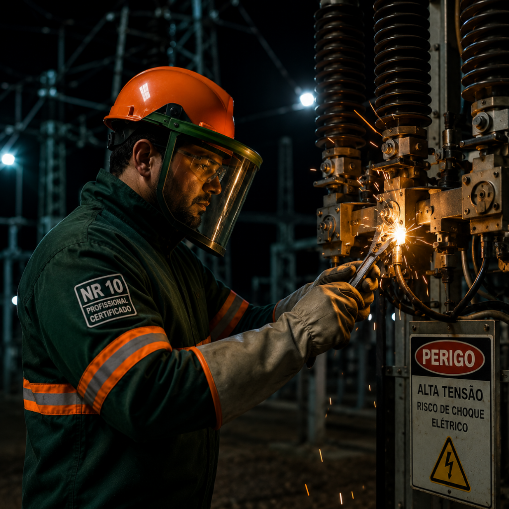 CURSO NR 10 BÁSICO RECICLAGEM – SEGURANÇA EM INSTALAÇÕES E SERVIÇOS COM ELETRICIDADE