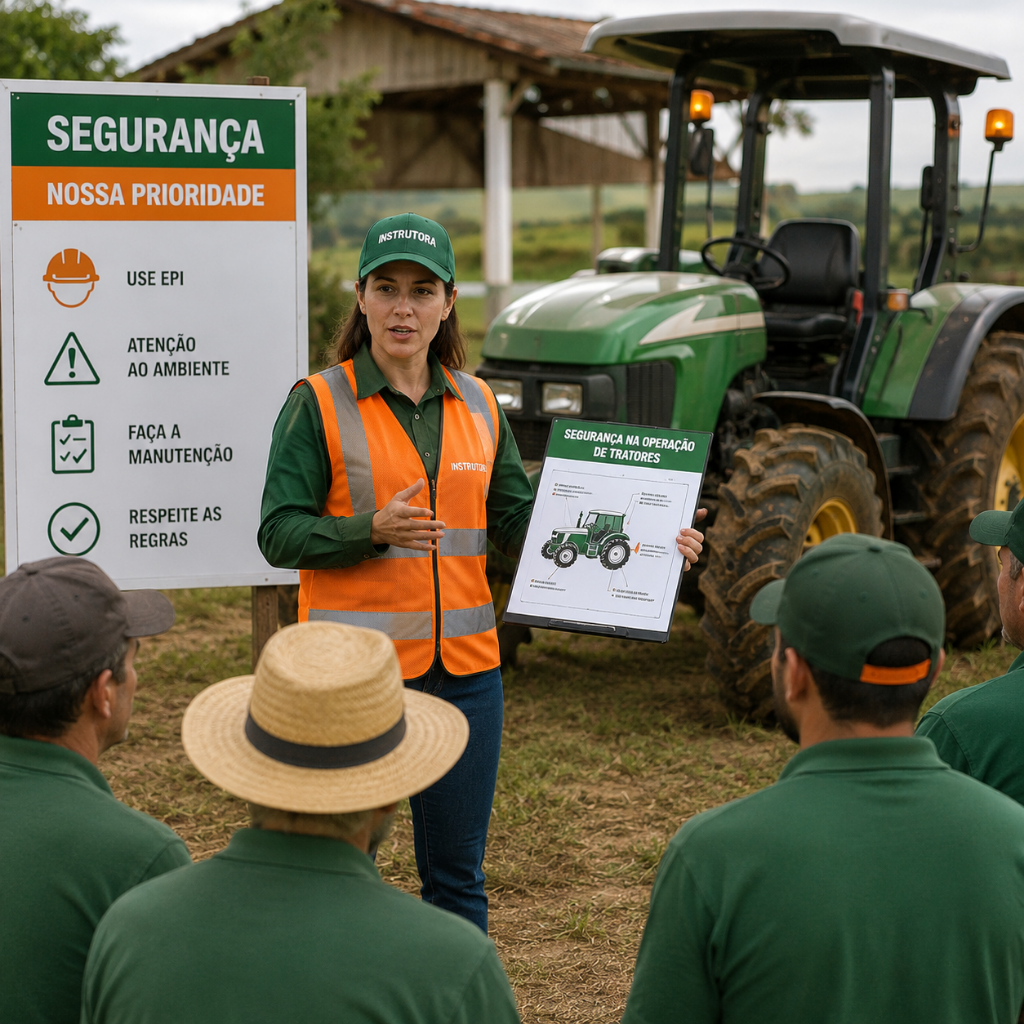 CURSO NR 11 E NR 12 – SEGURANÇA NA OPERAÇÃO DE TRATORES