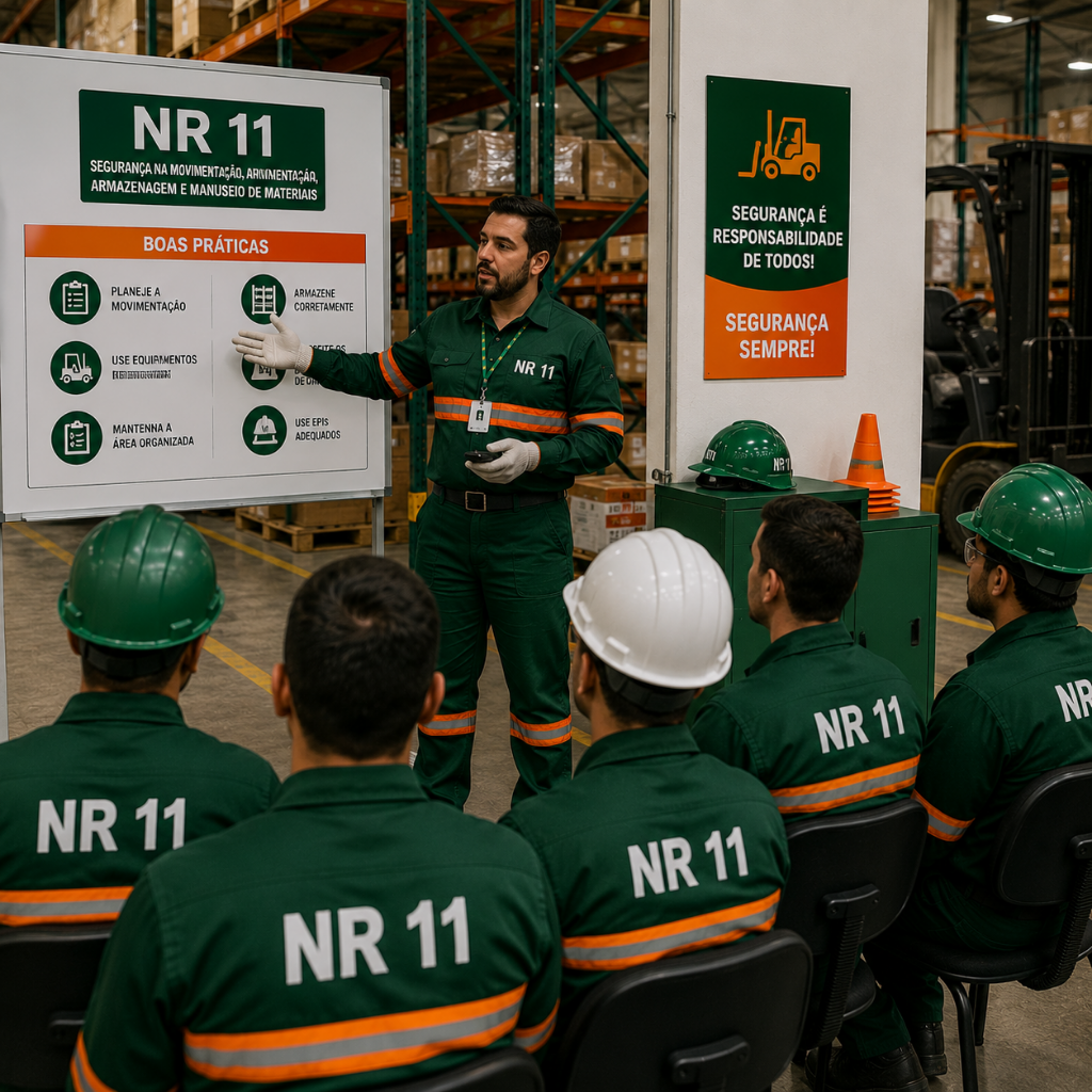 CURSO NR 11 – TRANSPORTE – MOVIMENTAÇÃO – ARMAZENAGEM E MANUSEIO DE MATERIAIS