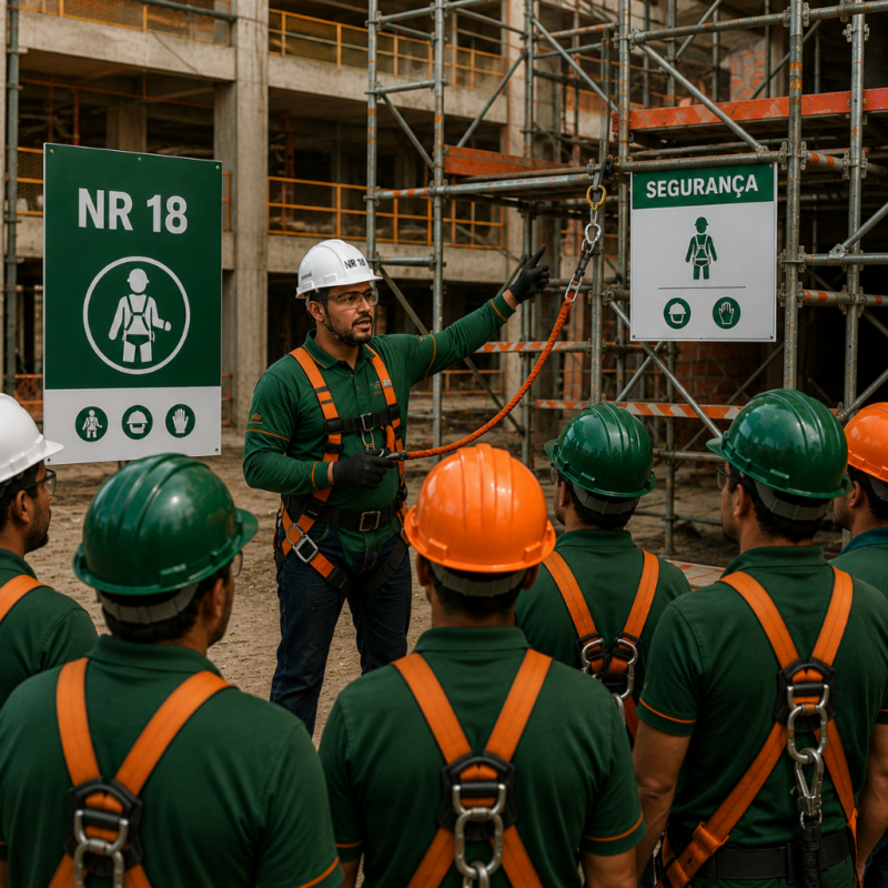 CURSO NR 18 – SEGURANÇA E SAÚDE NO TRABALHO NA INDÚSTRIA DA CONSTRUÇÃO