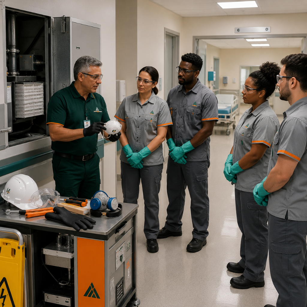 CURSO NR 32 – SEGURANÇA E SAÚDE NO TRABALHO EM SERVIÇOS DE SAÚDE PARA EMPRESAS DE MANUTENÇÃO E FACILITIES