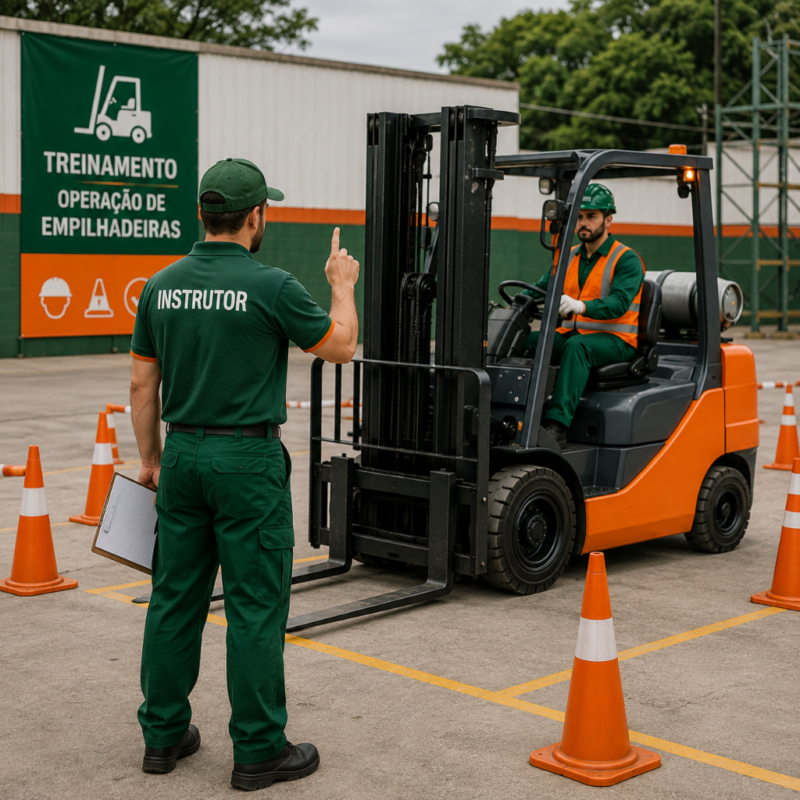 CURSO NR 11 – TRANSPORTE – MOVIMENTAÇÃO – ARMAZENAGEM E MANUSEIO DE MATERIAIS – SEGURANÇA NA OPERAÇÃO DE EMPILHADEIRAS