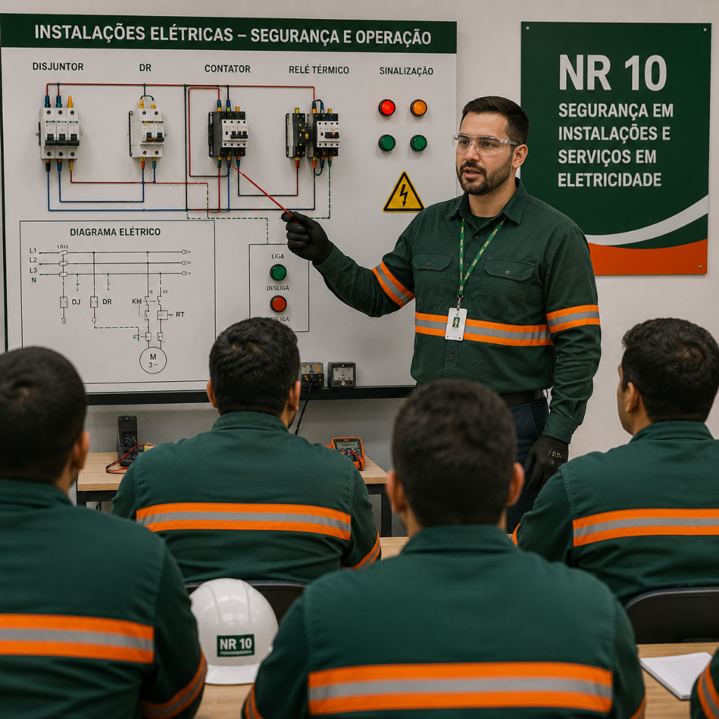 CURSO NR 10 BÁSICO FORMAÇÃO – SEGURANÇA EM INSTALAÇÕES E SERVIÇOS COM ELETRICIDADE