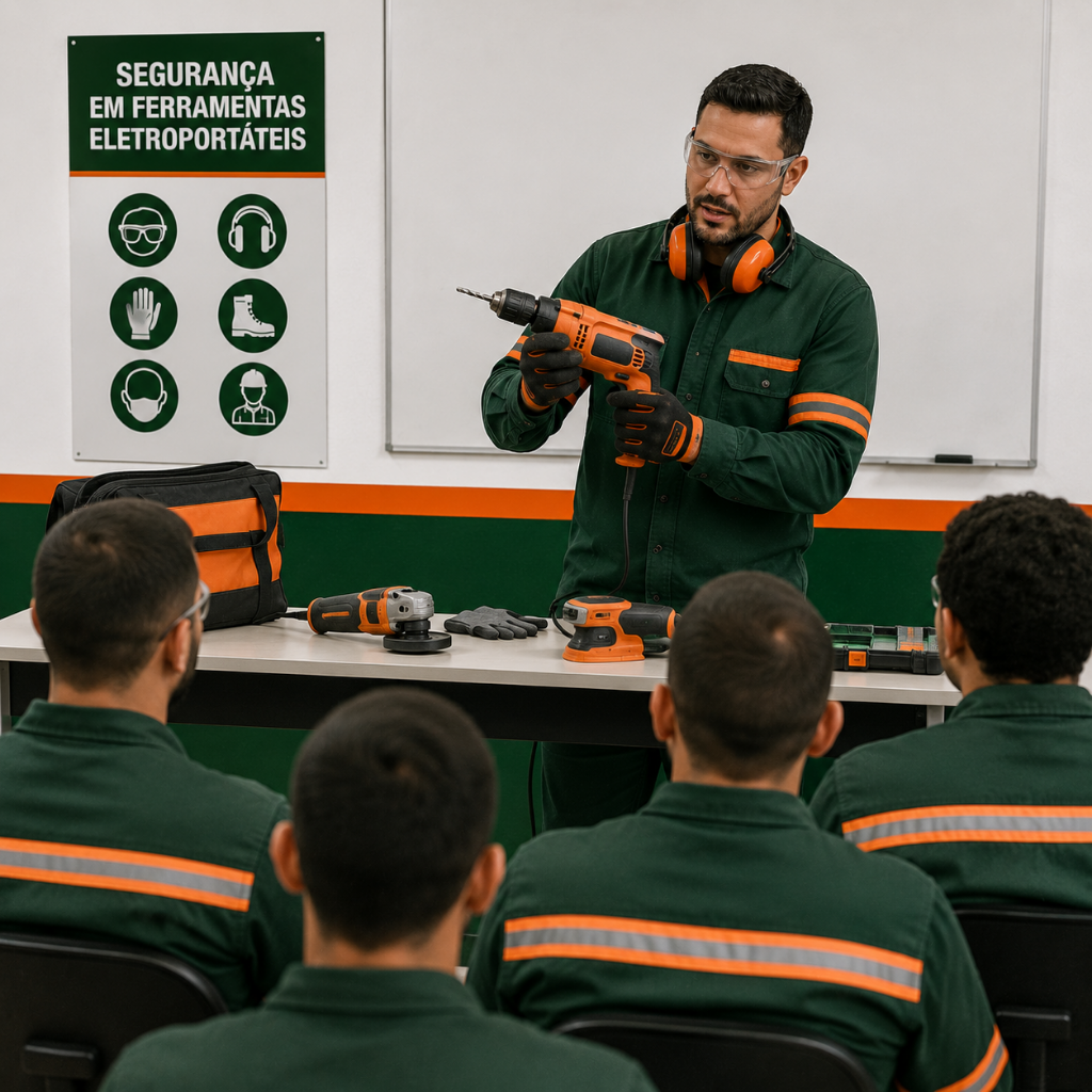 CURSO SEGURANÇA EM FERRAMENTAS ELETROPORTÁTEIS